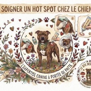 soigner un hot spot chez le chien