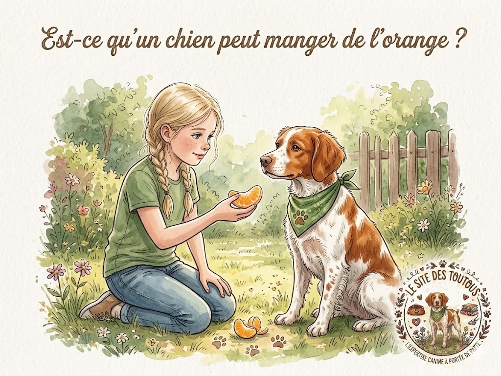 un chien peut-il manger de l'orange
