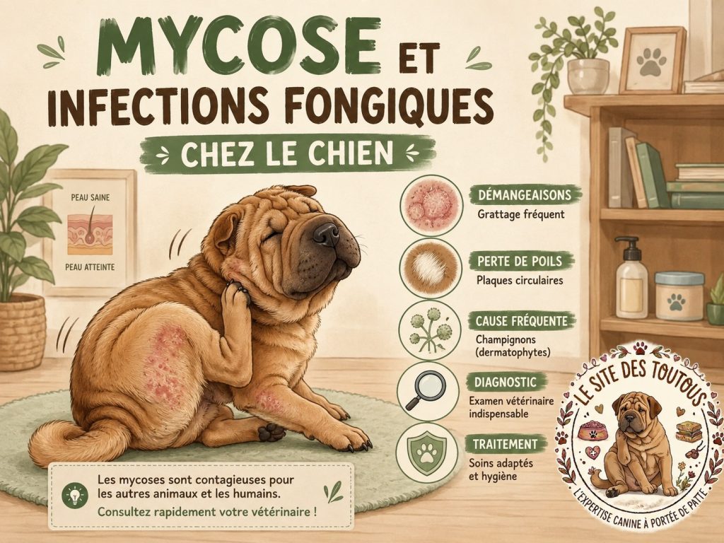 mycose et infections fongiques chez la chien