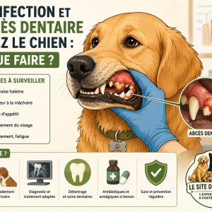 abcès dentaire chien