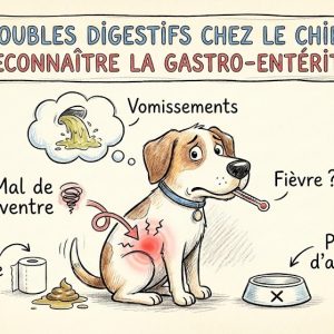 reconnaître une gastro-entérite chez le chien