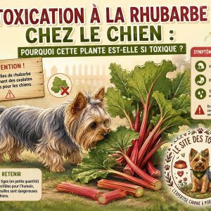 intoxication à la rhubarbe chez le chien
