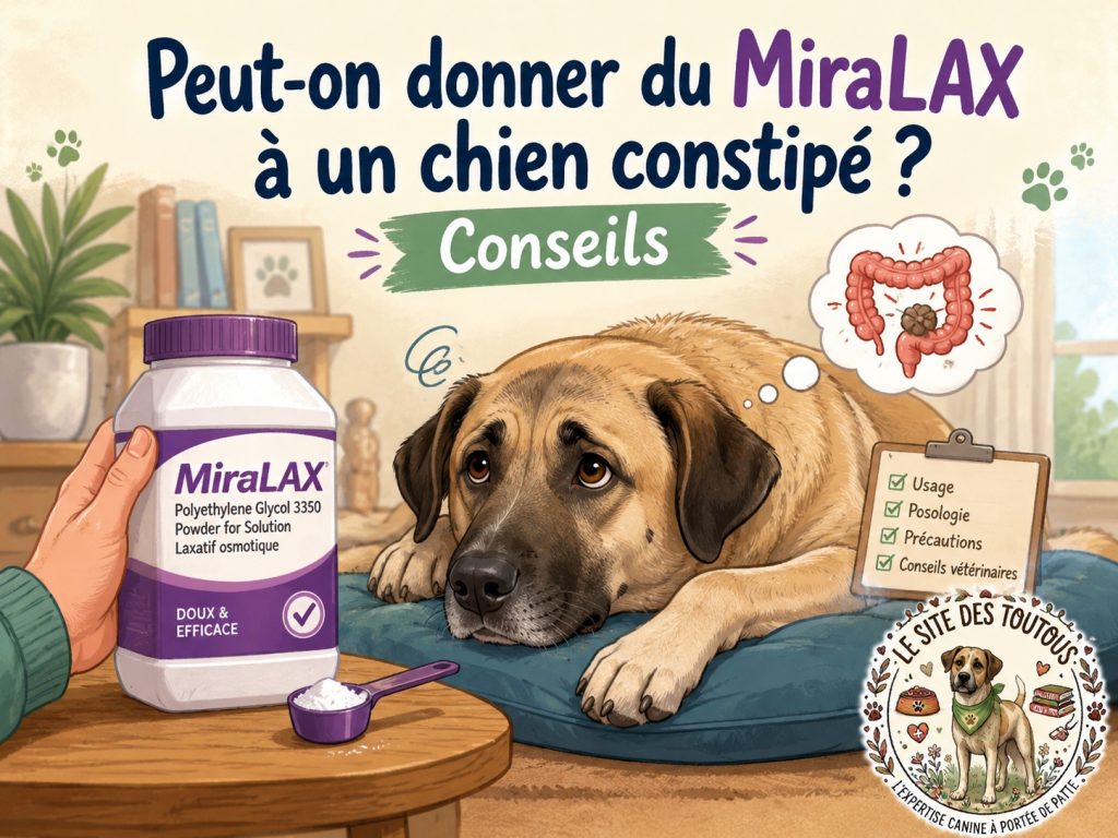 MiraLAX constipation chien