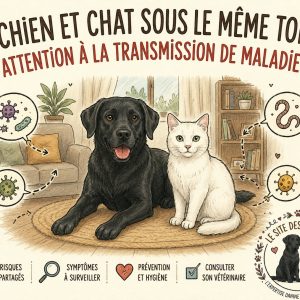 transmission maladies entre les chats et les chiens