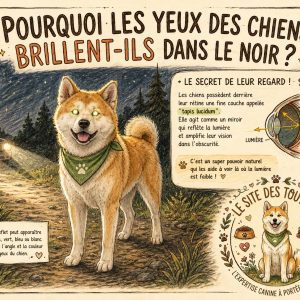 le tapetum lucidum chez le chien