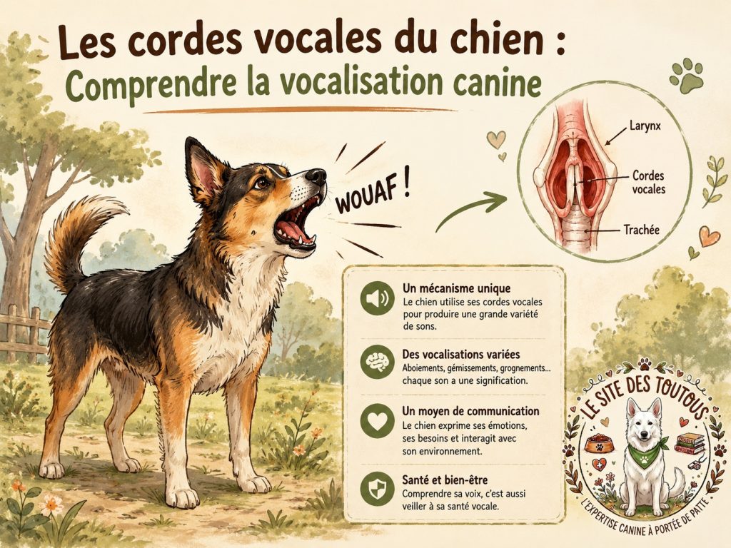 cordes vocales chien