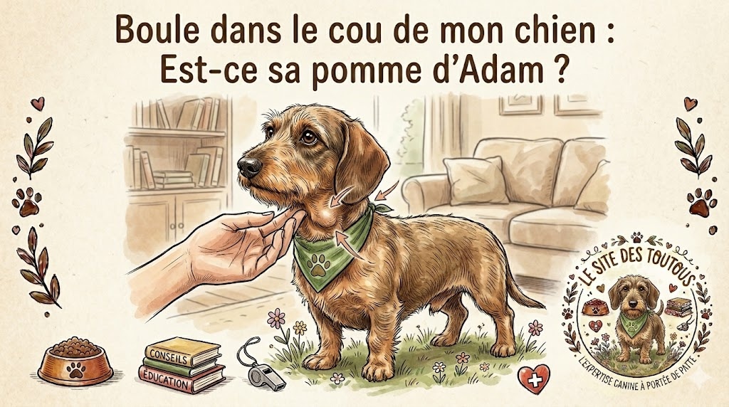 pomme d'Adam chez le chien