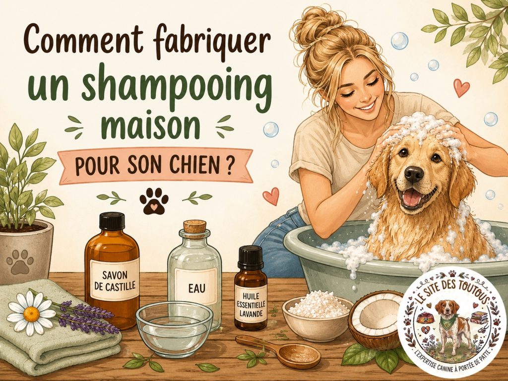 fabrication shampooing maison chien