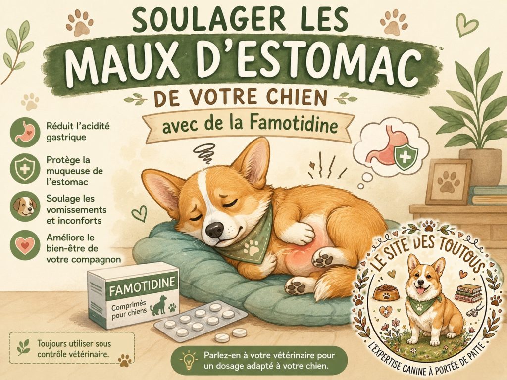 famotidine soulager estomac chien