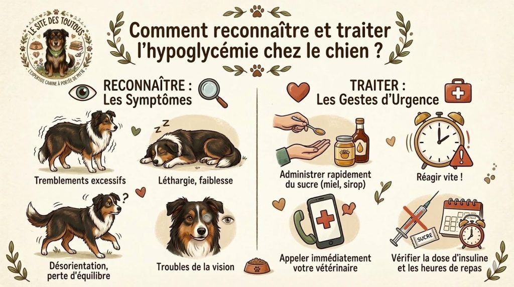 hypoglycémie chez le chien