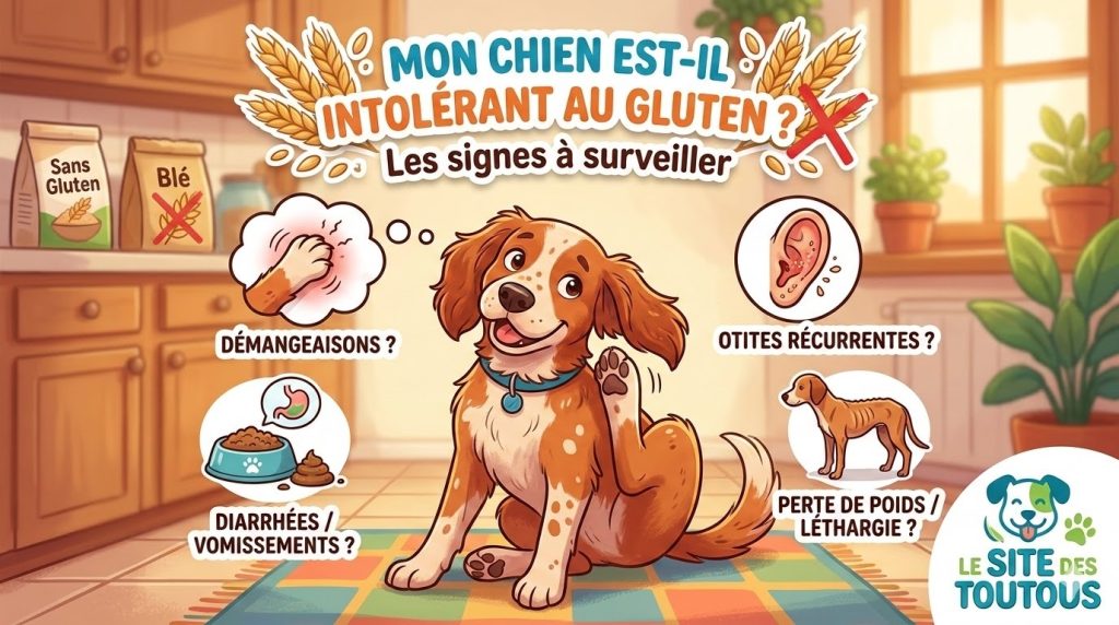 l'intolérance au gluten chez le chien
