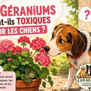 dangers des géraniums pour les chiens