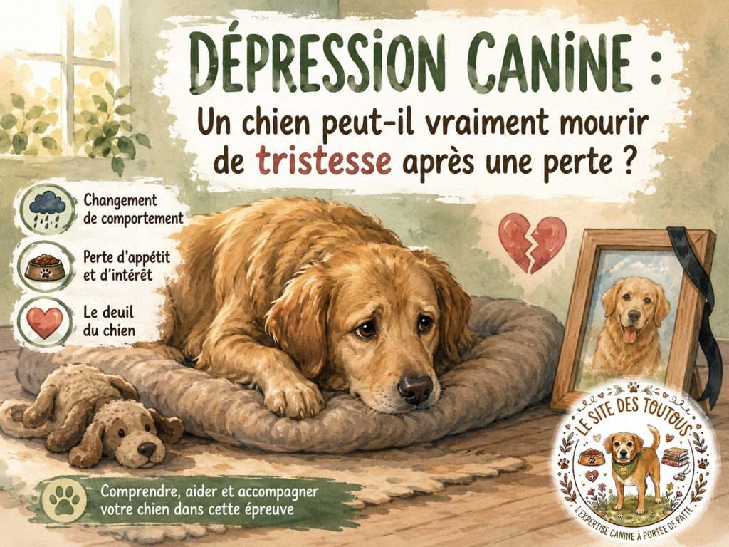 deuil du chien après une perte