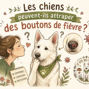 boutons de fièvre chien