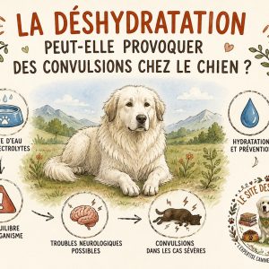 déshydratation convulsions chien