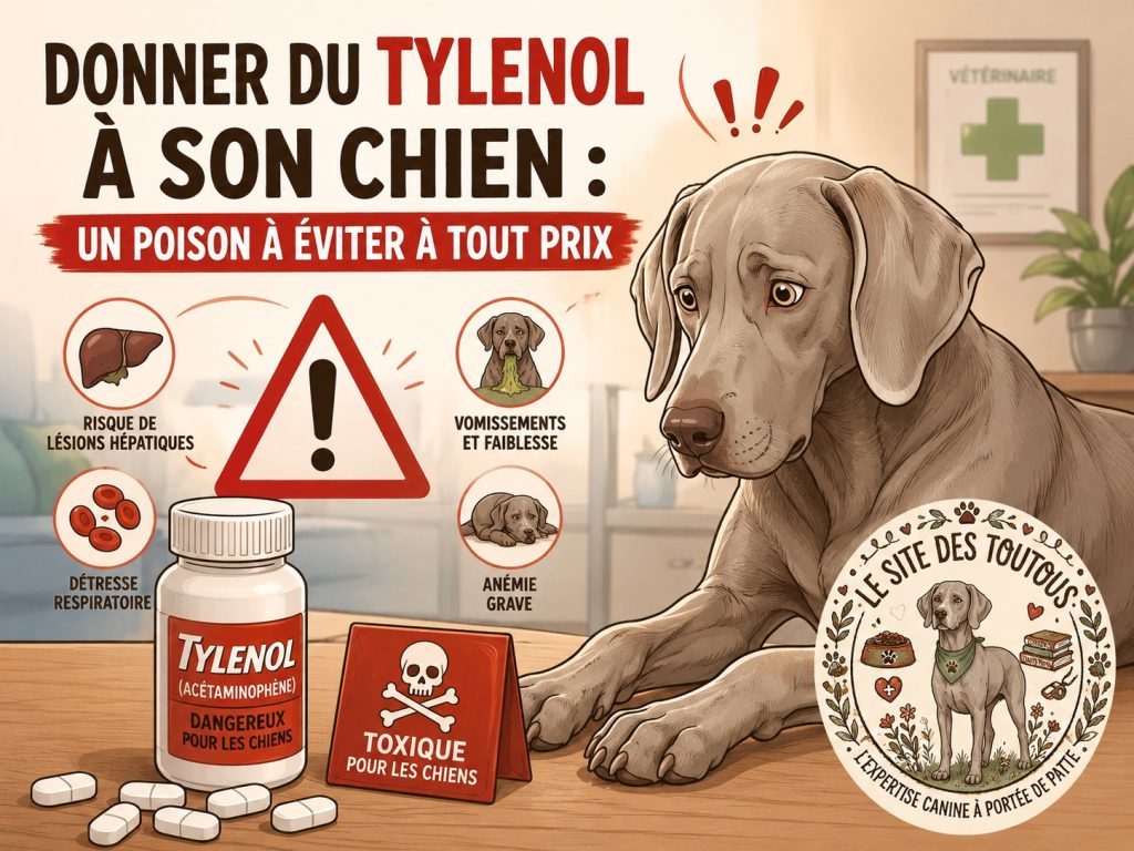 Tylenol poison chien
