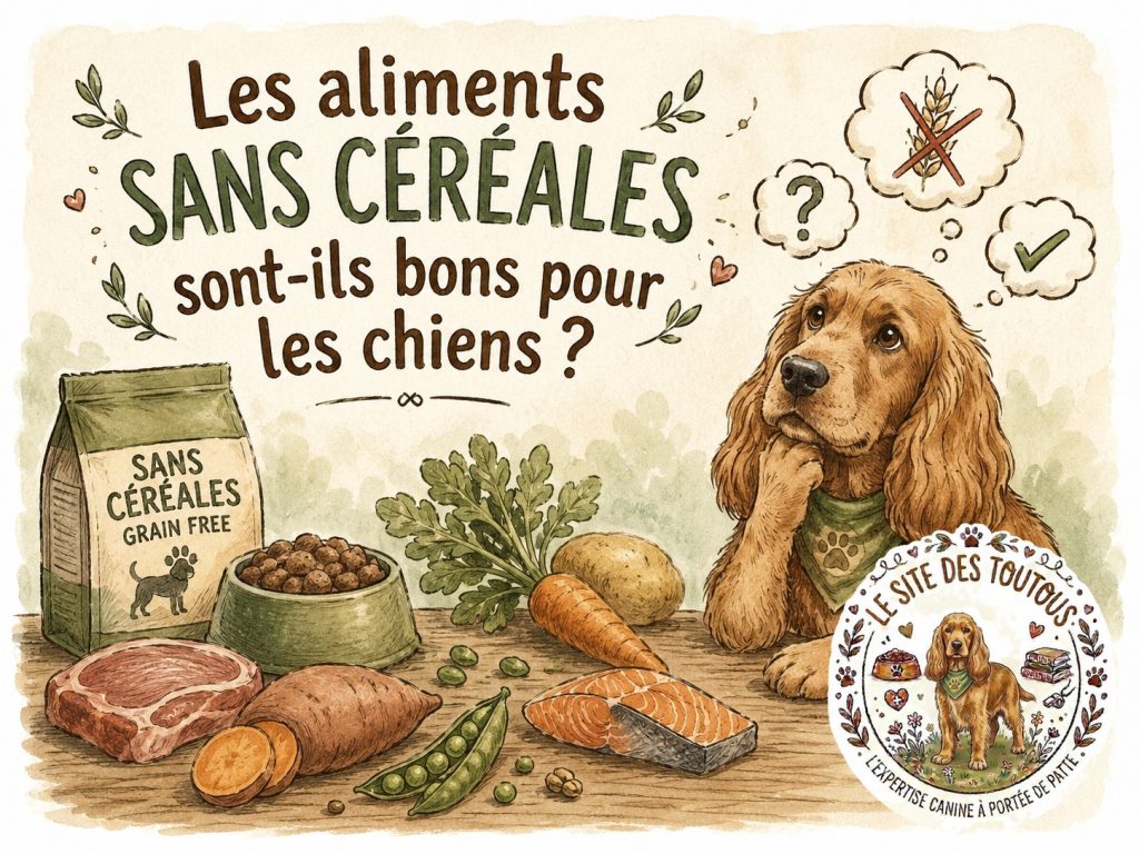 les aliments sans céréales pour les chiens