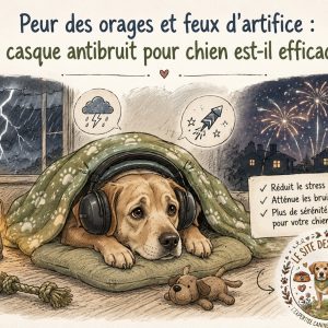 casque antibruit chien