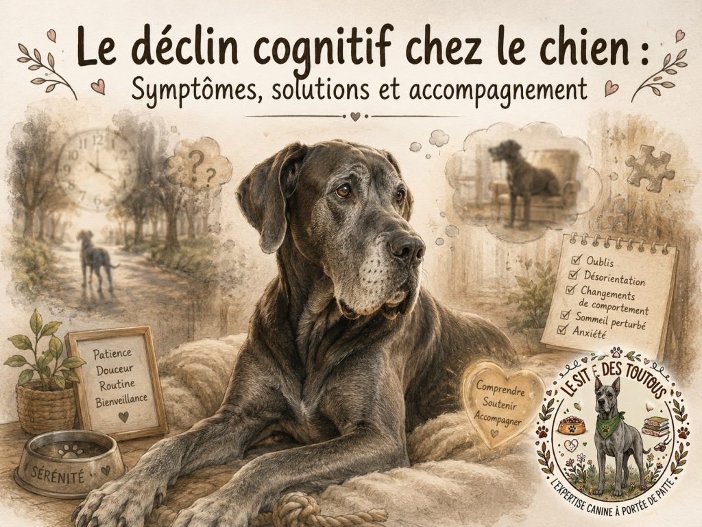 déclin cognitif chien âgé