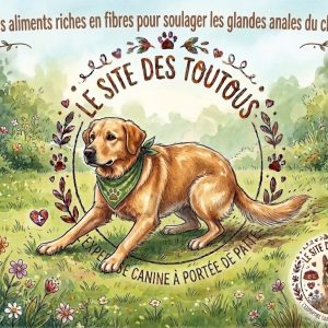 aliments riches en fibres pour soulager les glandes anales du chien