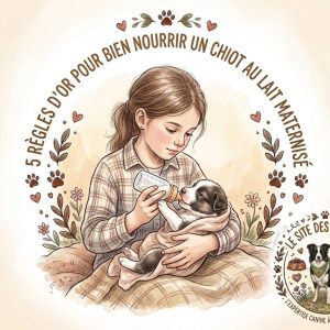 nourrir un chiot avec du lait maternisé