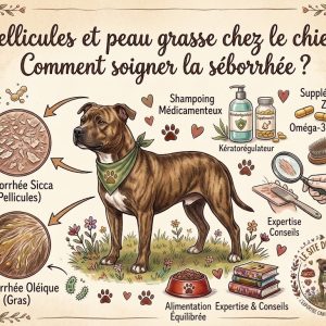 La séborrhée chez le chien