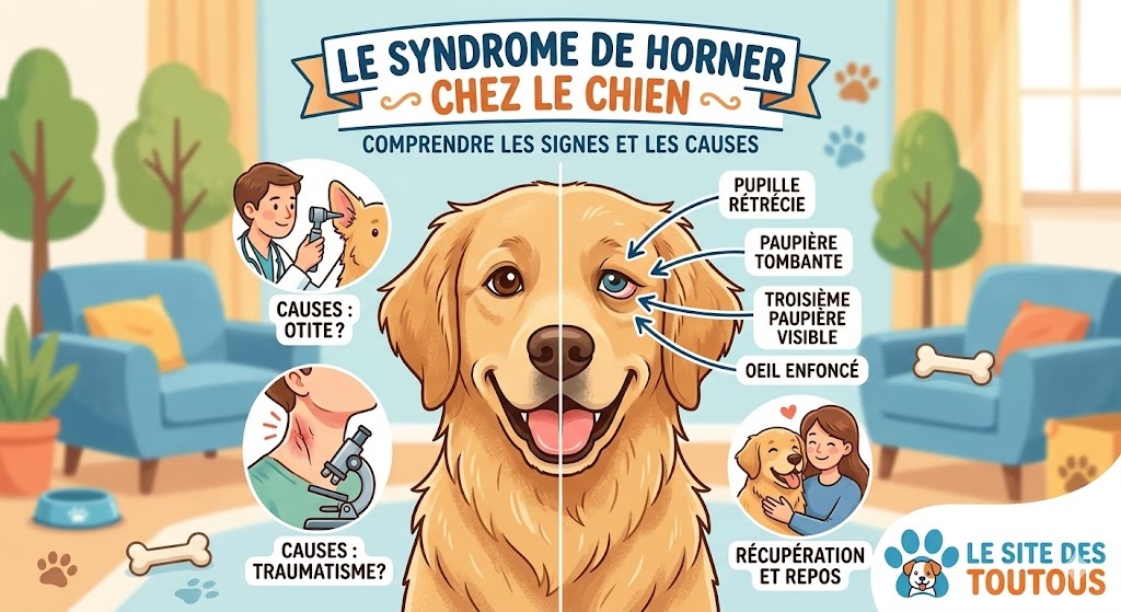 le syndrome de Horner chez le chien