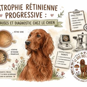 l'atrophie rétinienne progressive chez le chien