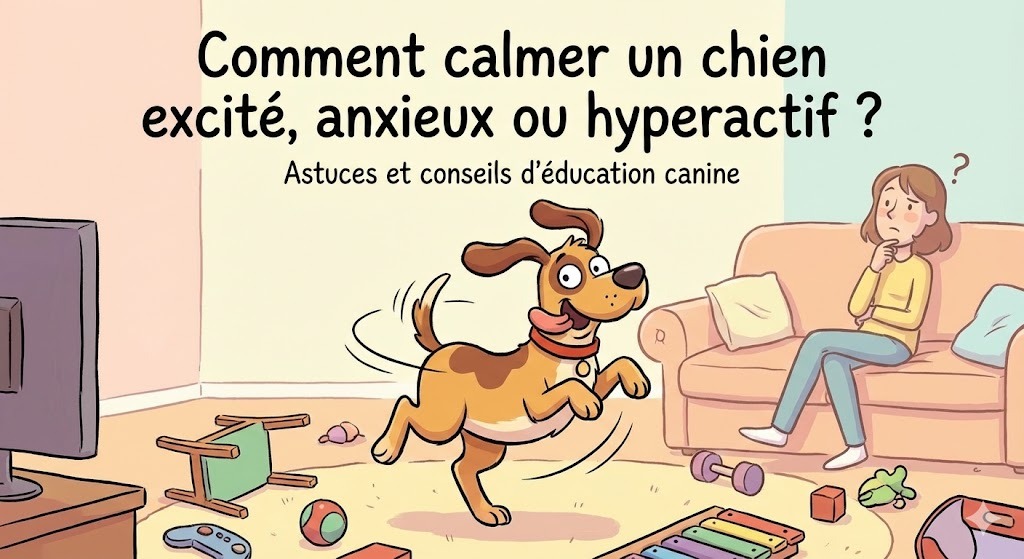 comment calmer un chien excité ?