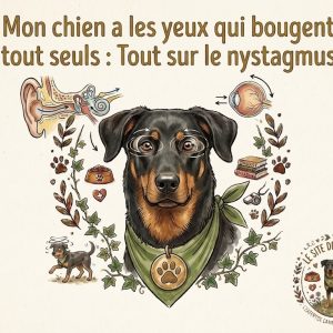 yeux qui bougent tout seuls chez le chien : Nystagmus