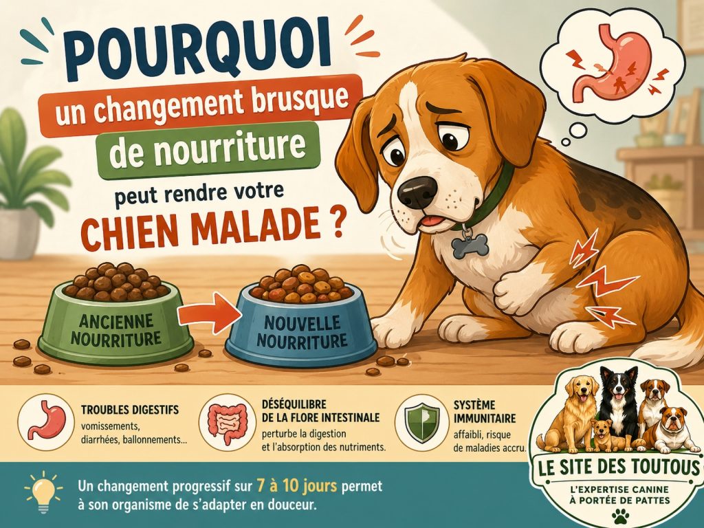 transition alimentation chien