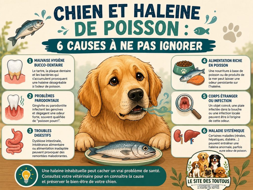 chien haleine poisson