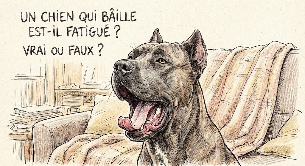 le bâillement chez le chien