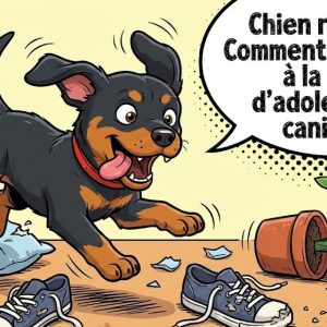 crise d'adolescence chez le chien