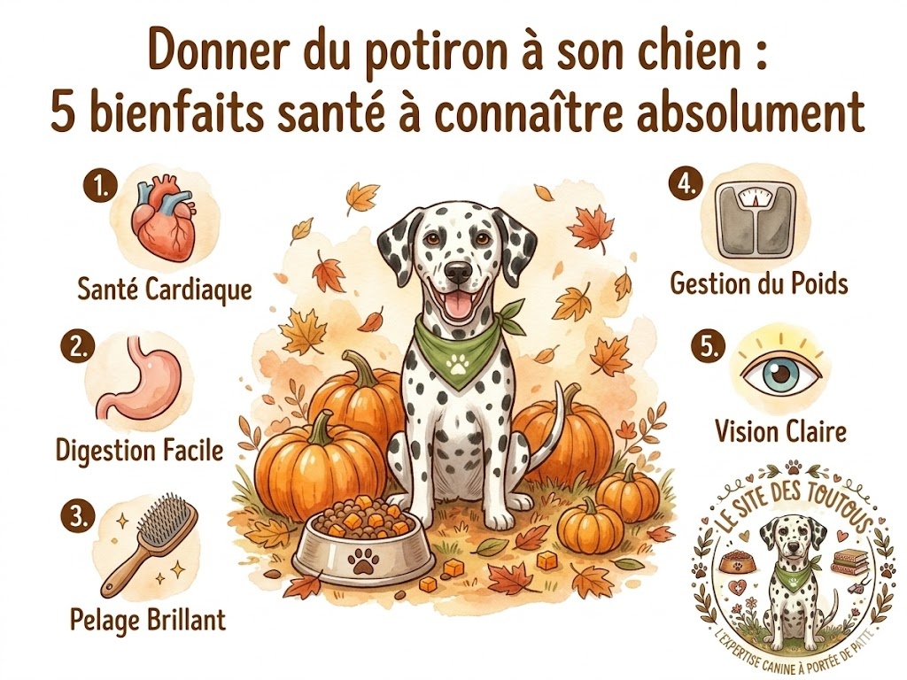 les bienfaits du potiron pour les chiens