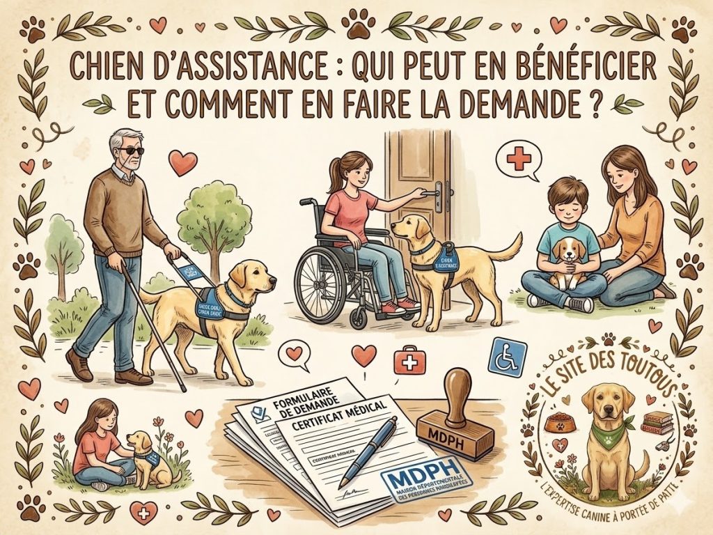 bénéficier d'un chien d'assistance