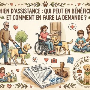 bénéficier d'un chien d'assistance