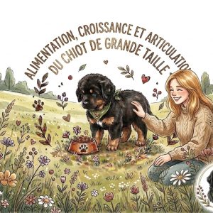 l'alimentation d'un chiot de grande taille