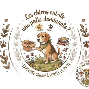 chien gaucher ou droitier