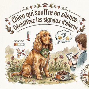 signes d'un chien qui souffre en silence
