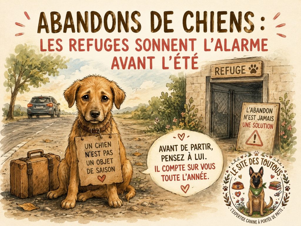 abandon de chiens