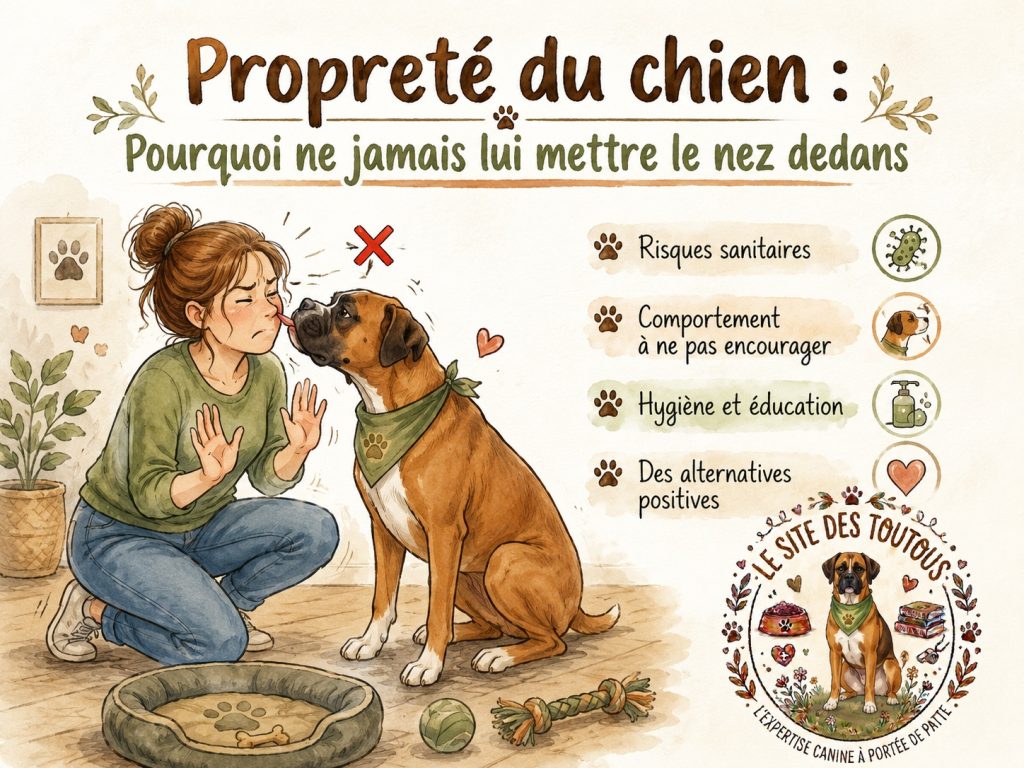 propreté du chien