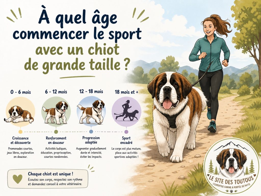 commencer le sport avec un chien de grande taille