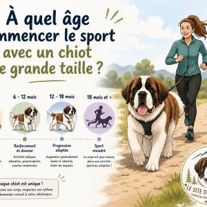 commencer le sport avec un chien de grande taille