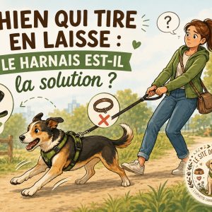 harnais chien qui tire en laisse