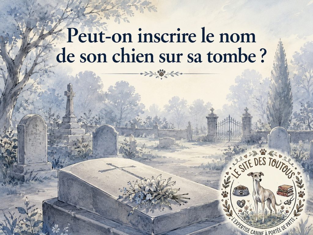 inscrire le nom de son chien sur sa tombe