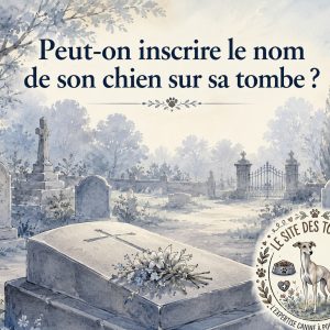 inscrire le nom de son chien sur sa tombe