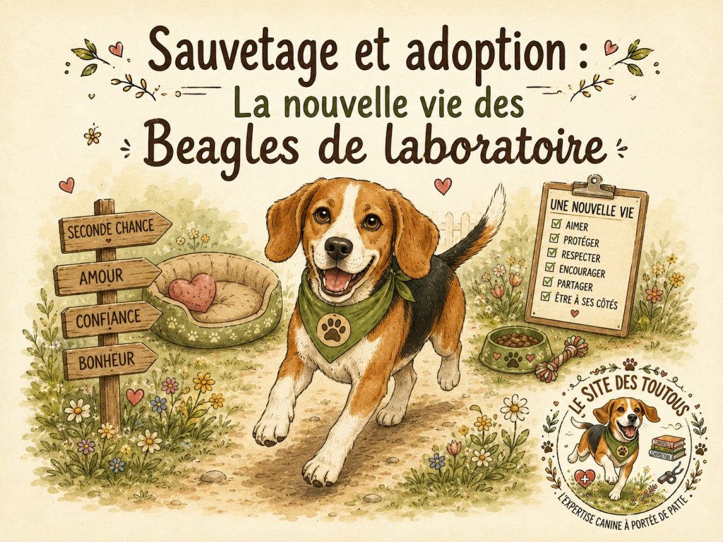 sauvetage Beagles laboratoire
