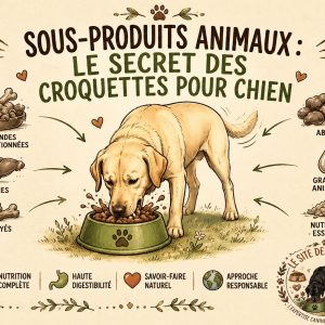 sous-produits animaux dans les croquettes pour chiens