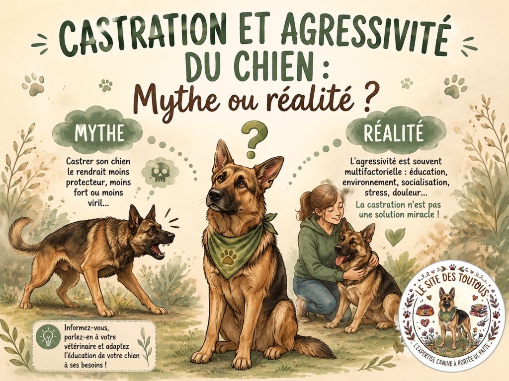 mythe castration agressivité chez le chien